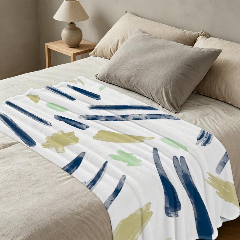 Soft Solid Flannel Blanket – Warm Cozy Home Throw for Relaxing, Christmas & Halloween Decor, Plush Comfort for Bedroom Living Room