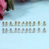 18-Pair Tiny Stud Earrings Star Moon for Triangle Ball Screwback Earrings for Un