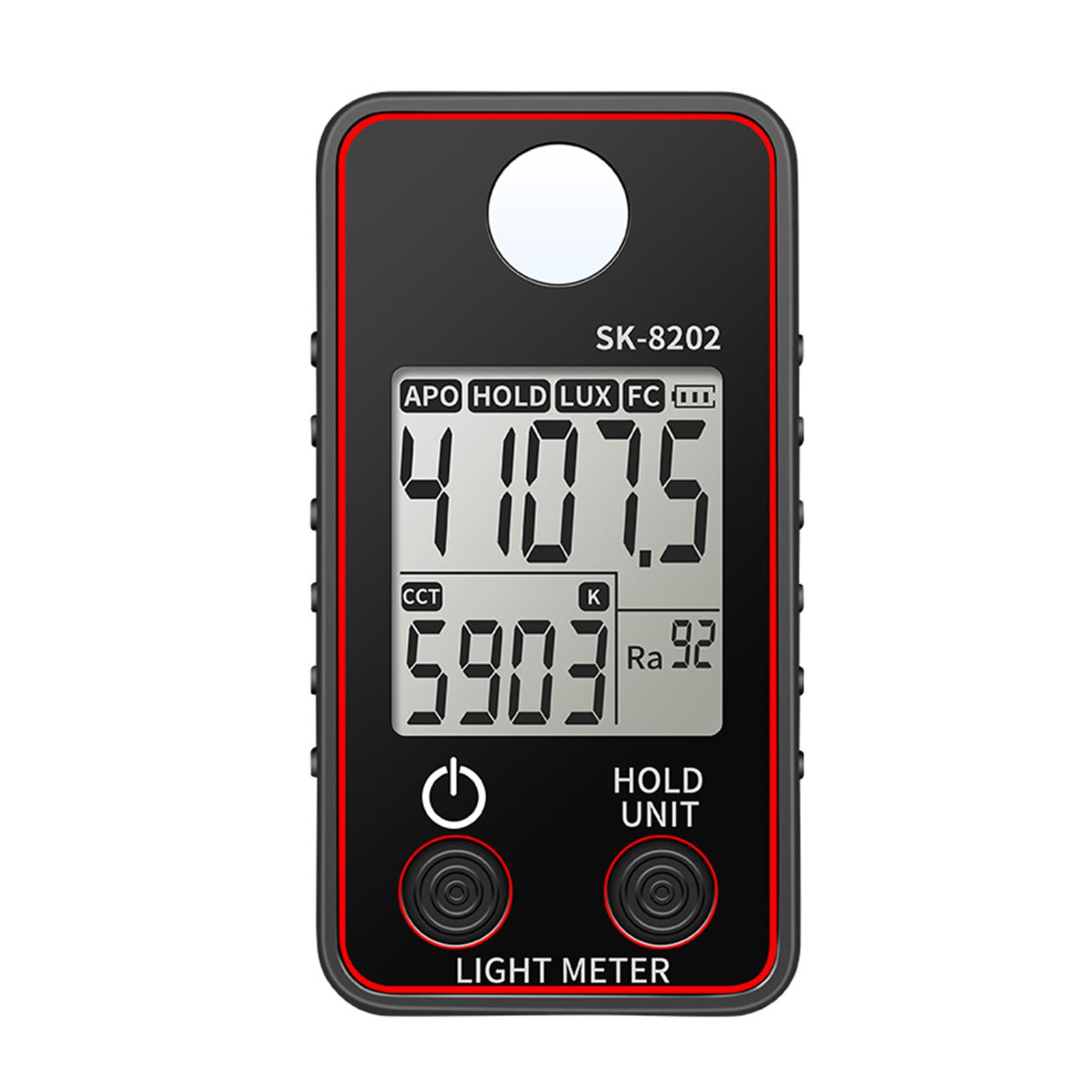 

Color Temperature Tester High Precise Illuminance Meter 0.5 300000LUX LED Illumination Test Meter Photographic разноцветный