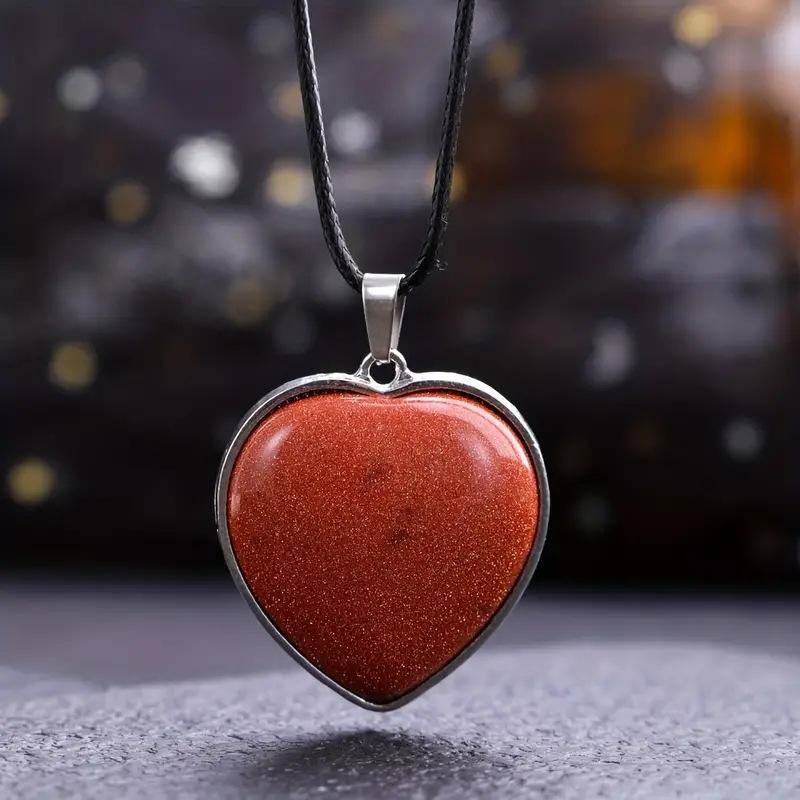 Love pendant, peach heart necklace, simple and fashionable, creative, versatile, accessory