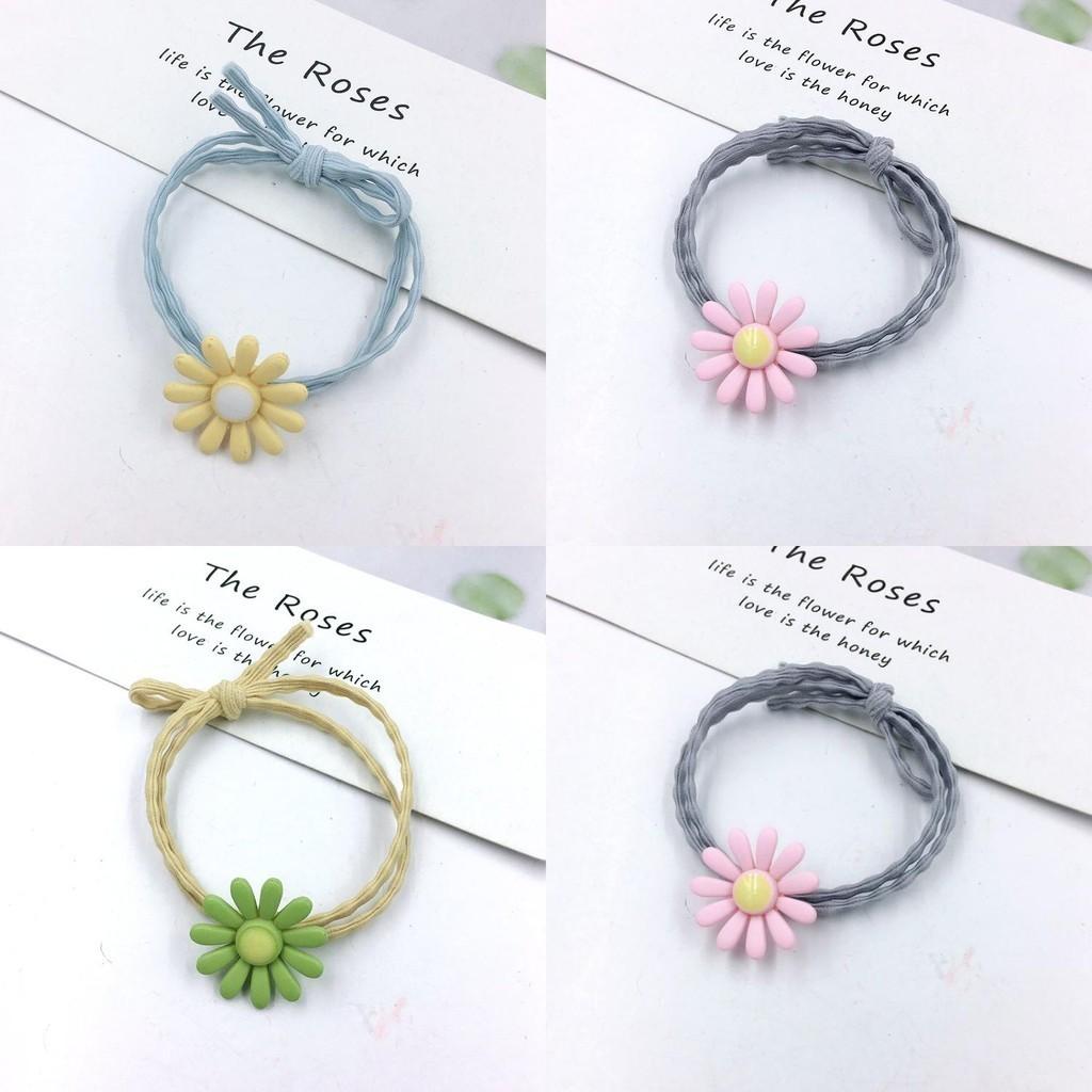 Stylish Ins Women Daisy Hair Rope Featuring Korean Rubber Band And High-elastic Design