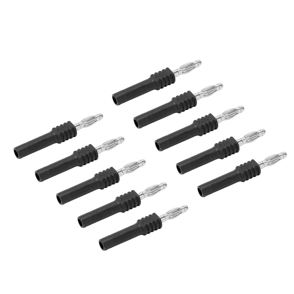 10PCS J.20025 Banana Plug Connector 4mm Male to 2mm Female Multimeter Banana Connector Adapter for Industry