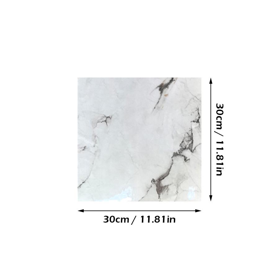 Sheet Paper 30cm*30cm Adhesive Wall Wallpaper Imitation Ceramic Tiles Bathroom Peel and Stick Wallpaper Waterproof Wall Stickers