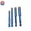 Vacuum Diamond Brazed Dry Drilling Bit Saw Ceramic Marble Granite Tile Hole Opener Hole Saw Cutter 4 PCS M14 Hex Shank