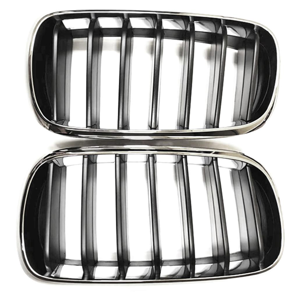 Plain Front Bumper Grille Grill /Middle Grille Radiator Grille For BMW X5 F15 X6 F16 2013-2018