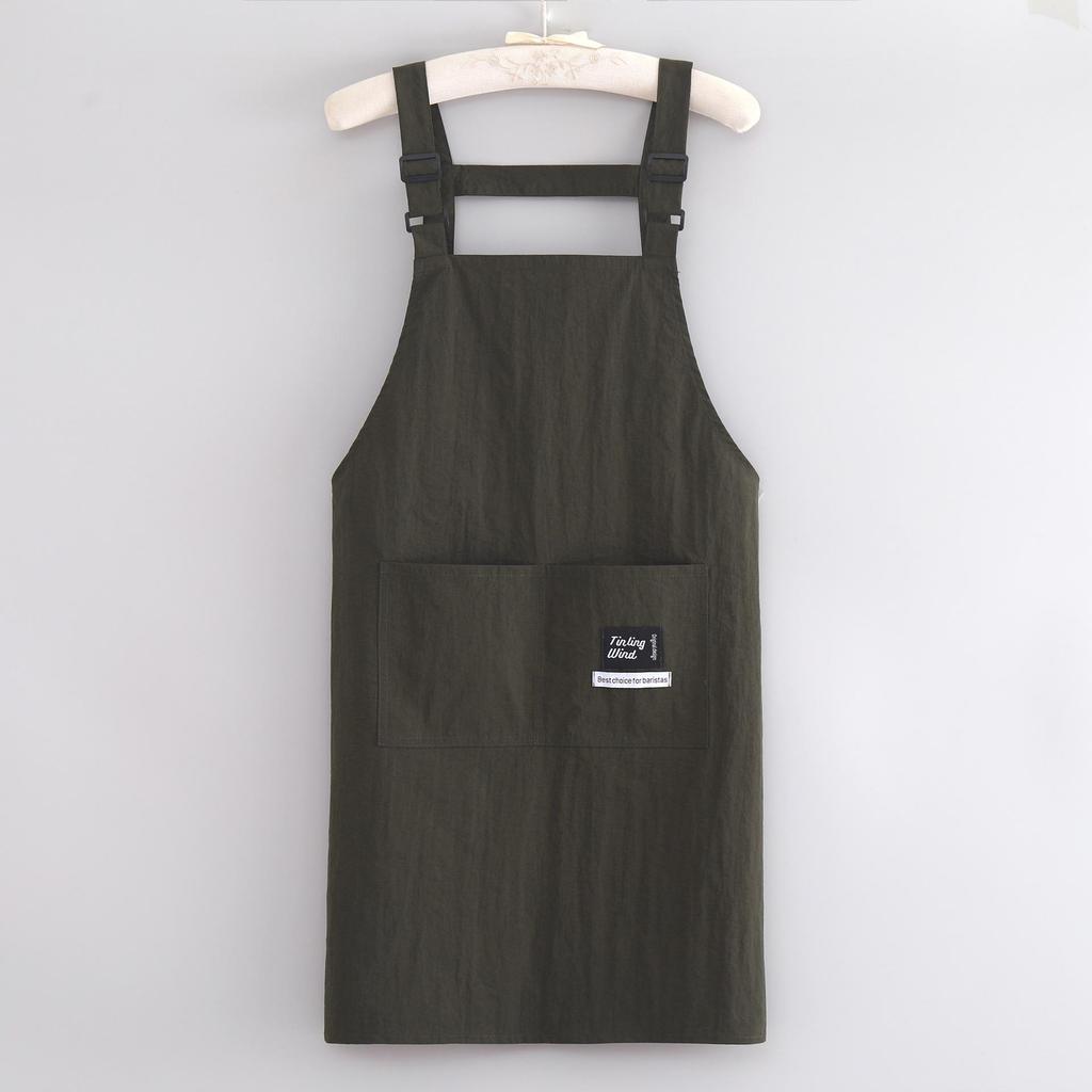 Waterproof Long Sleeve Kitchen Apron - Oil-Proof, Fashionable, Splash-Free Cooking Coveralls for Home & Catering