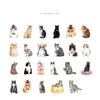 45Pcs/box Cat Collection Cute Boxed Kawaii Decoration Stickers Planner Scrapbooking Stationery Japanese Diary Stickers