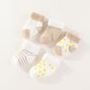 Unisex 5 Pairs Cotton Baby Boys Socks Newborn Solid Color Baby Girls Socks Sets 0-12M Infant Supplies Accessories Bebes