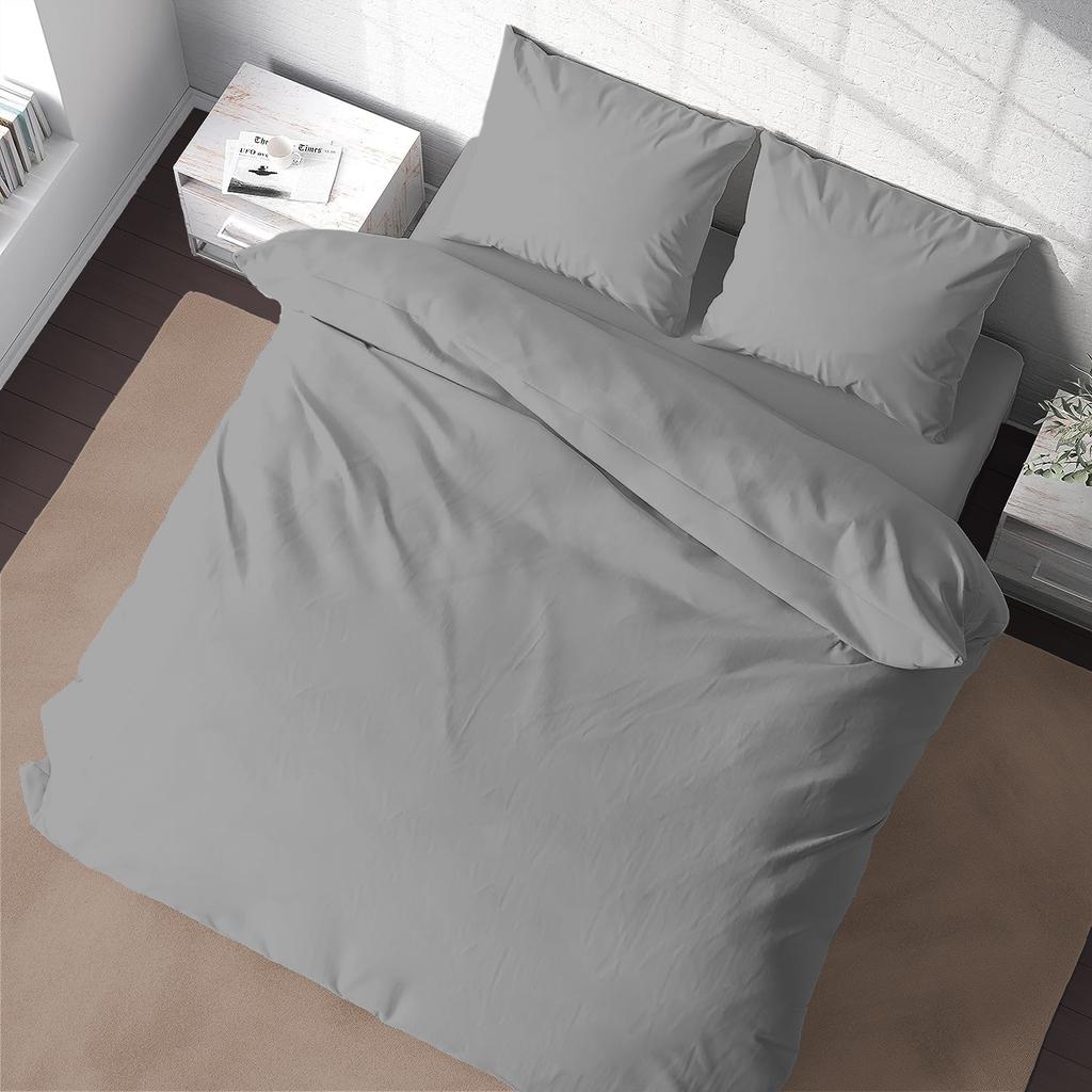 Luksusowa kolekcja Signature Collection 600TC 3PC Solid Pattern Duvet Cover Set (1 poszwa na kołdrę i 2 poszewki na poduszki) Wiele rozmiarów i kolorów