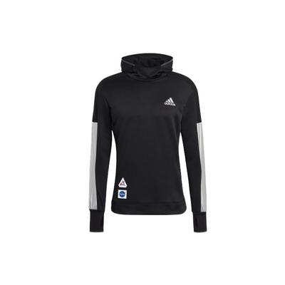 adidas Space Running Hoodie With Splicing Men Tops Black GK6996