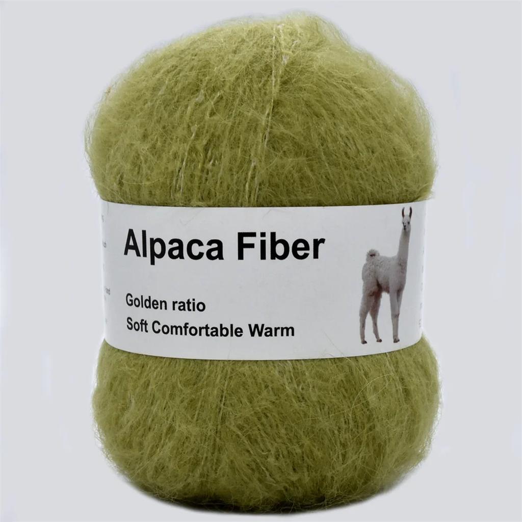 1 szt. 50g Przędza z Moheru Alpaki Długi Plusz Gruba Wełna Szydełkowa Do Robienia na Drutach Szalika Swetra dla Dzieci Letni Zimowy Nici 380m/416yd