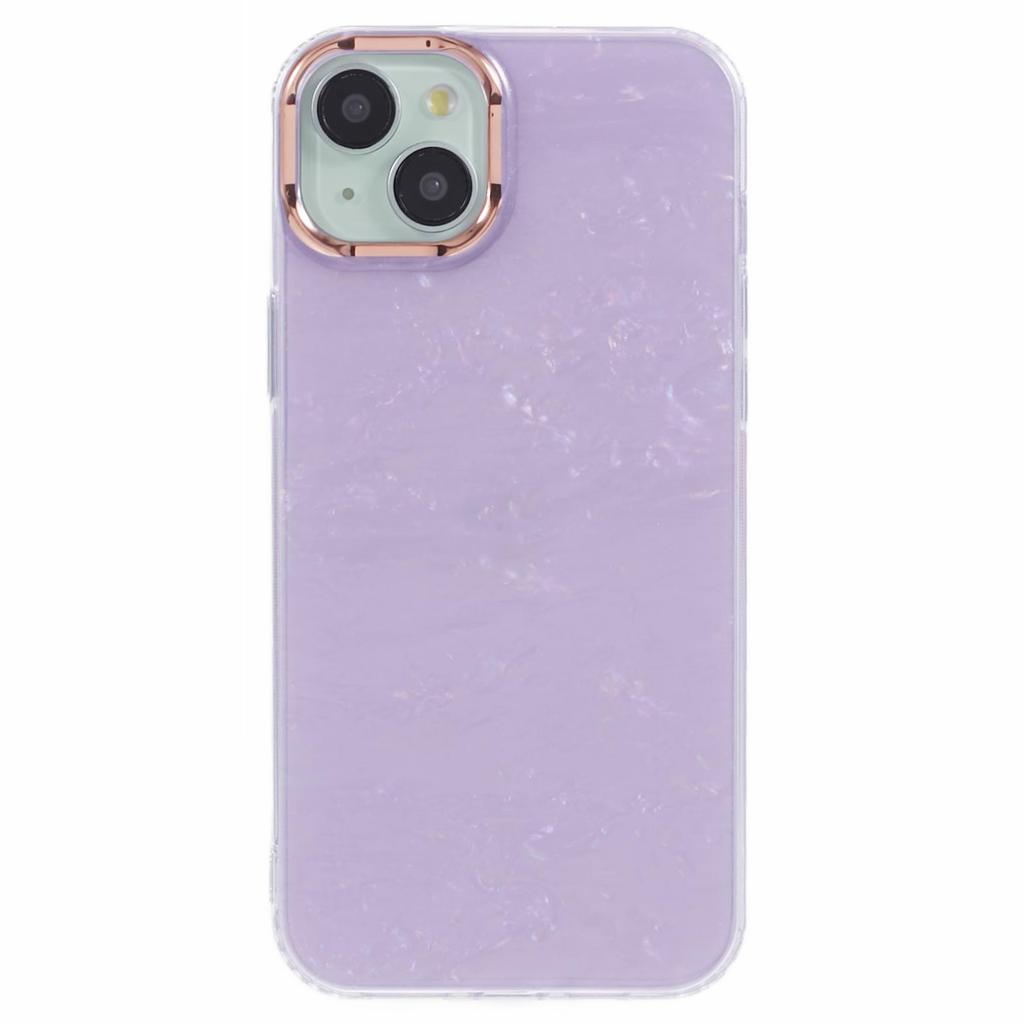For iPhone 15 TPU+PC Scratch Resistant Phone Cover IMD Shell Pattern Back Protector Case