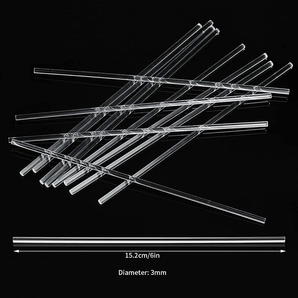 Transparent Candy Bar Lollipop Cake  Stirring  Biscuit and Chocolate Topping 100pcs Baking Accessories   Cake