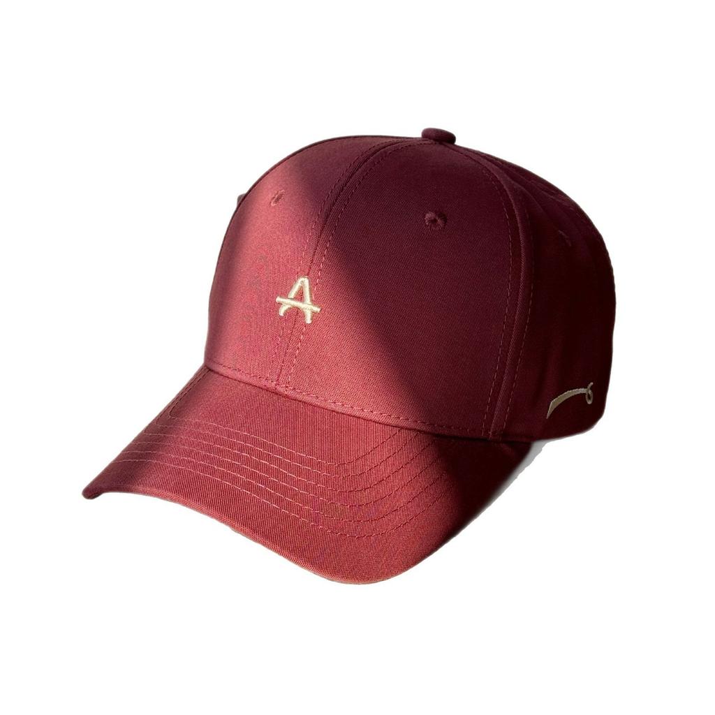 New versatile embroidered letter sunshade baseball cap for women, deep fit for large head circumference, makes face appear smaller, hard-brimmed