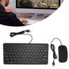 78 Keys Wired Keyboard Silent Wired Mouse Portable Computer Keyboards Mouse Computer Accessories