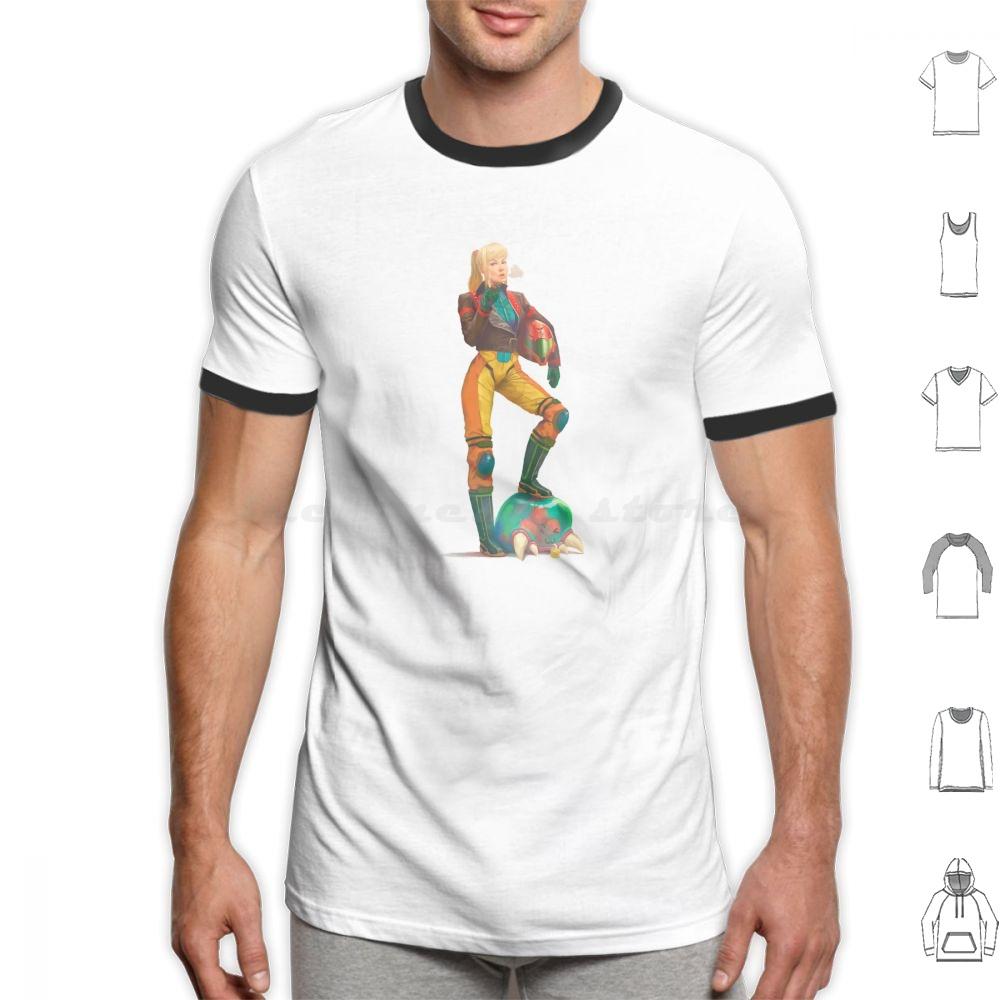 Metroid T-Shirt Herren Damen Kinder   Samus Metroid Spiel Videospiel Retro Zähes Küken Samus Aran Damen Stark Dread Weltraum-Pirat