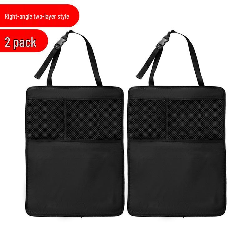 Universal Car Kick Mat with Storage - Rear Seat Protector for Children