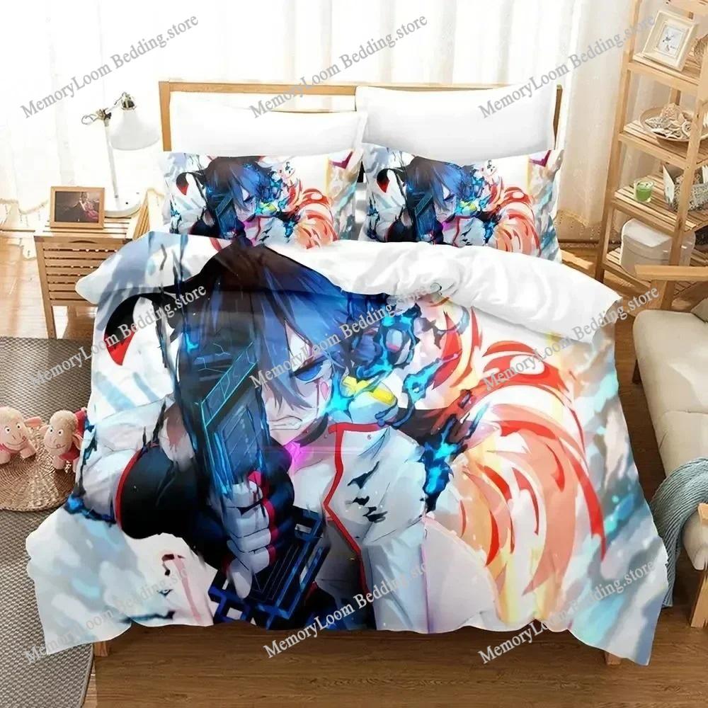Anime Character Cute Pixiv Fantasia T Bedding Set Full/Queen/King Size Duvet Cover Pillowcase Kids Adult Soft Home Textile Set