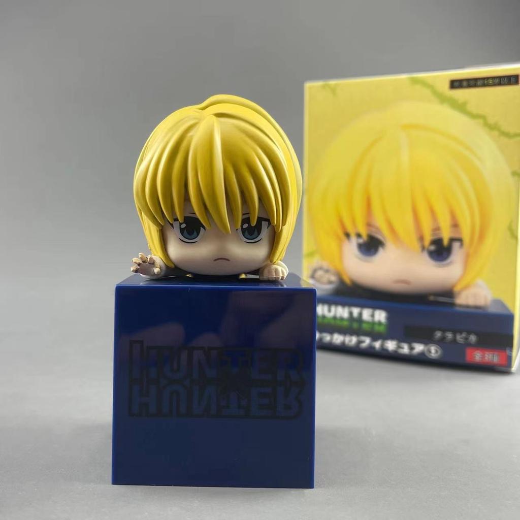 9cm Anime Hunter x Hunter GON FREECSS Anime Figure Killua Zoldyck Action Figure Kurapika Get down Collectible Model Doll Toys