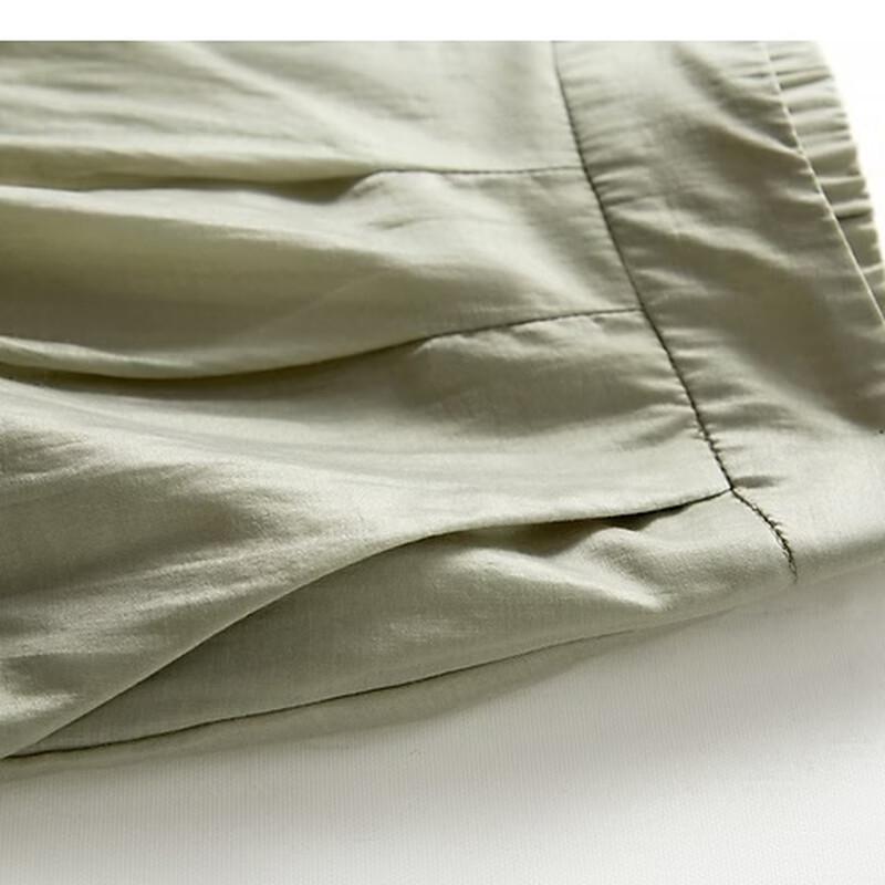 IHIMI Women's Tencel Shirt & Shorts Set