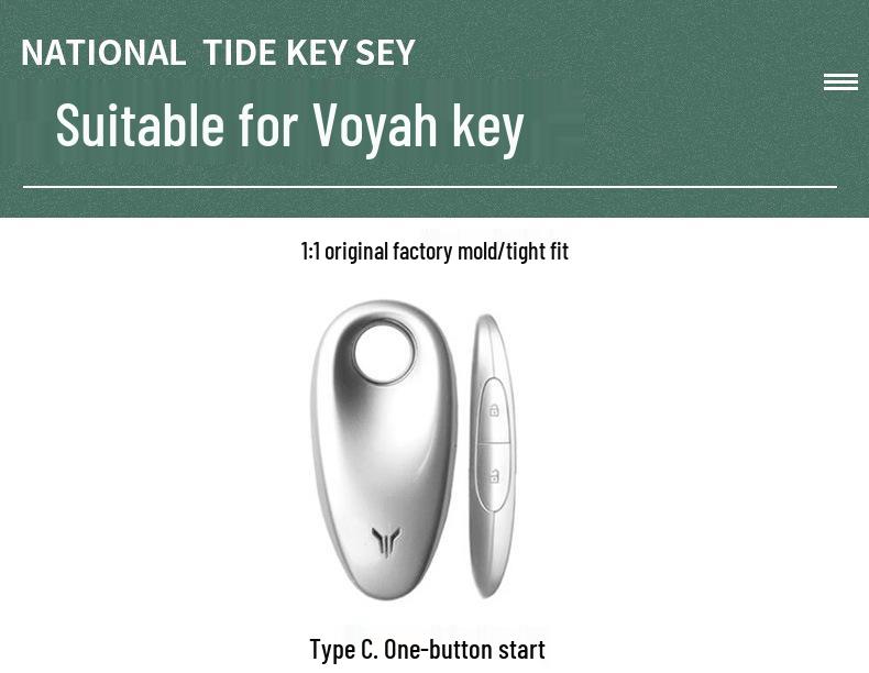 2023 Lantu Chasing Light Car Key Case - Protective Key Bag with Buckle