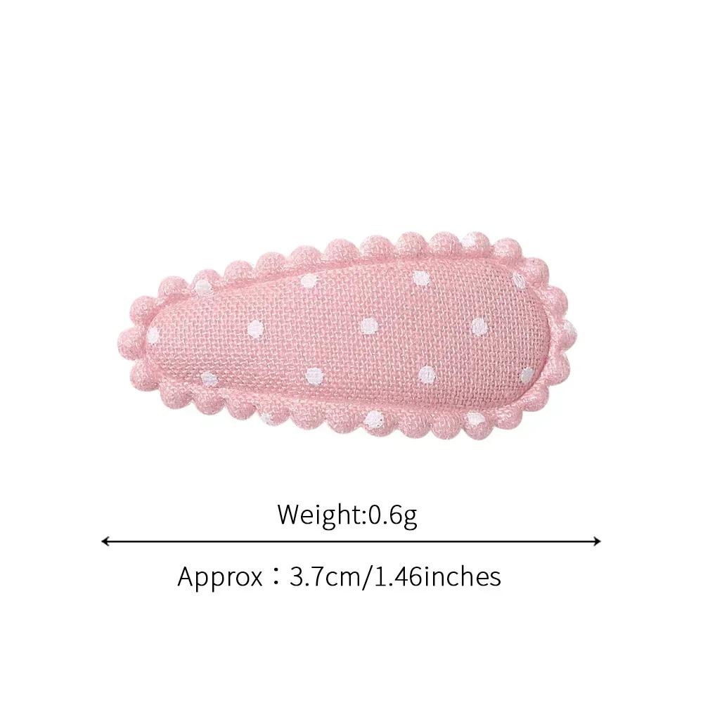 10/20 Pezzi Cotone Stampa Fermaglio per Capelli Forcina per Ragazza Tessuto Plaid Mini Mollette BB Copricapo Accessori per Capelli da Bambina Regalo di Capodanno