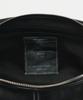 Maison Mined Leather Saddlebag Black