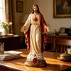 Virgin Mary Statue 8 Inch Resin Catholic Room Decor Blessed Mother Statues Collectible Figurines For Bedroom Living Room Office