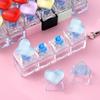 Heart Heart Keycap Fidget Keychain Crystal Clicker Button Keycap Keychain  Adults