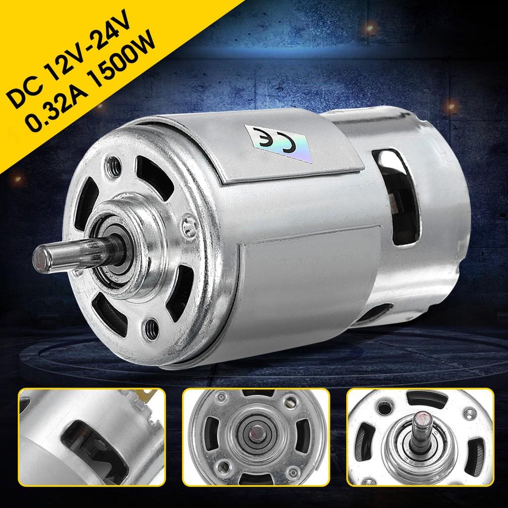 15000RPM DC Motor 1pc 1.7 A High Speed Large Torque DC 775 Motor Electric Power Tool New Motors And Parts