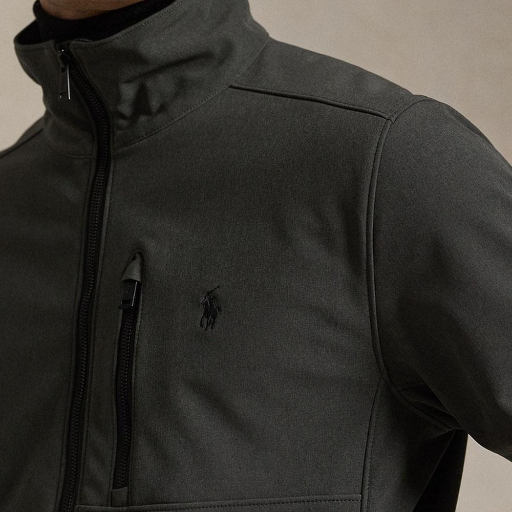 Polo Ralph Lauren FW24 Solid Logo Half-Zip Long Sleeve Jacket Men Jackets Windsor-Mist-Grey MNPOOTW16021413-020