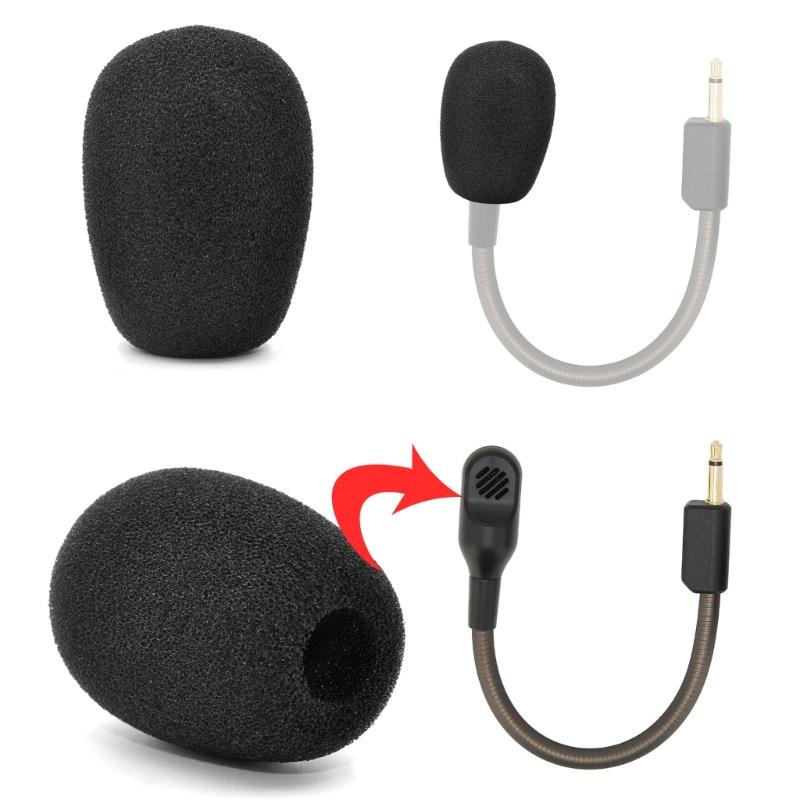 5pcs Durable Microphone Filter Cover for BlackShark V2 Pro Headset Mics Foam Professional Mic Windscreen Wind Cover