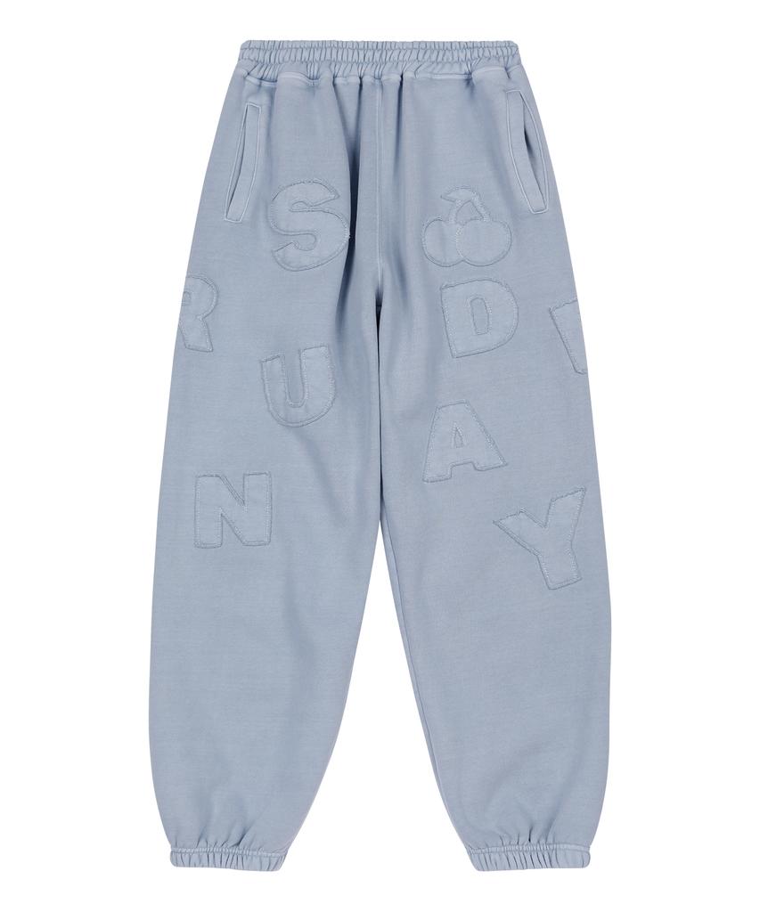 SUNDAY FRUIT MARKET Sunday Patch Sweatpant Skyblue