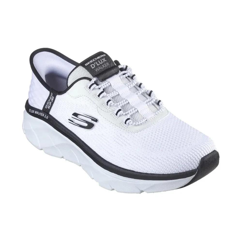 Skechers D'Lux Walker 2.0 Textile , Synthetic Leather Cushioning Breathable Cushioning Breathable Low top Running Shoes (Unisex)