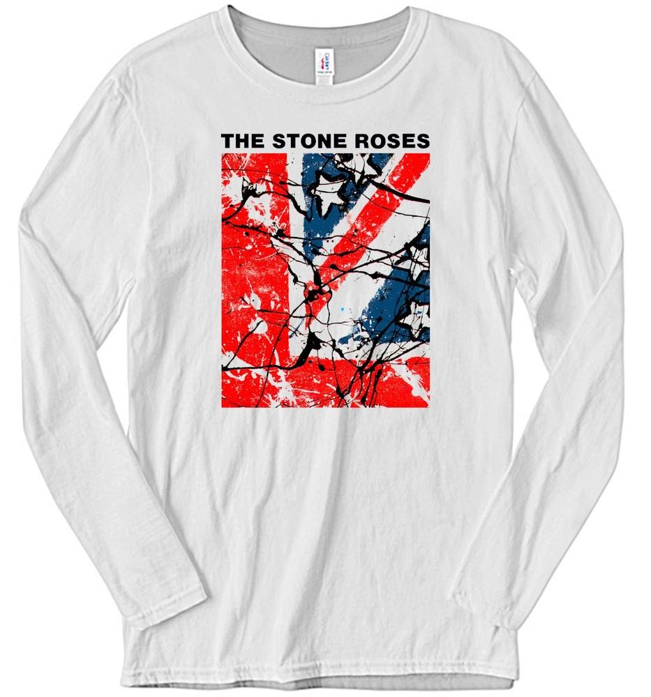 T-shirt Album di Debutto Stone Roses Anni '80 Indie Madchester Band Tee Unisex XS-2XL