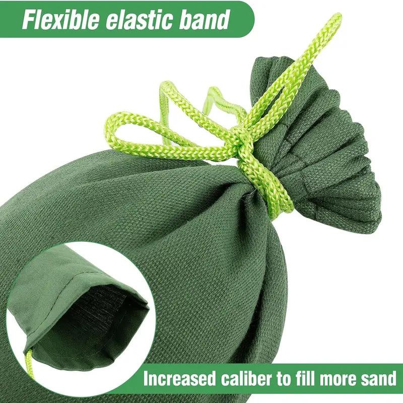 Flood Defense Sandbags Heavy Duty Canvas Reusable 14Pcs Water Barriers for Emergency Home Yard Basement Use