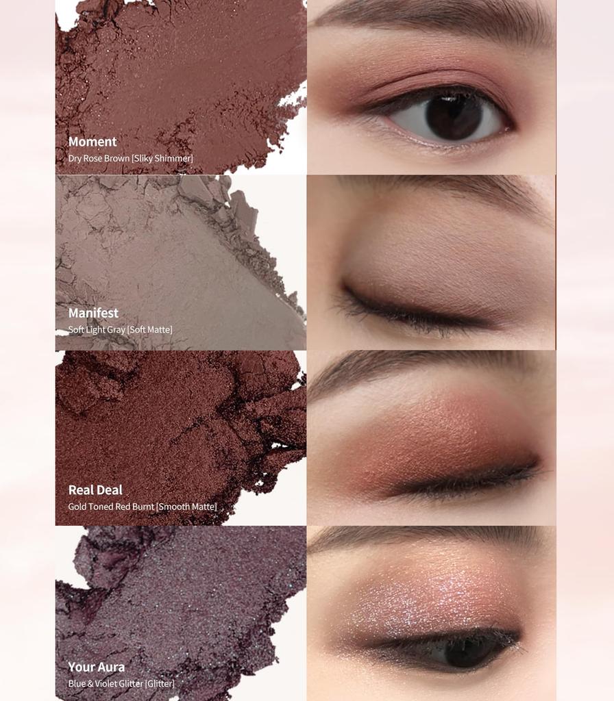 [Heart Percent] Dotted Mood Kids Palette 01. Rose Facet / Heart Percent