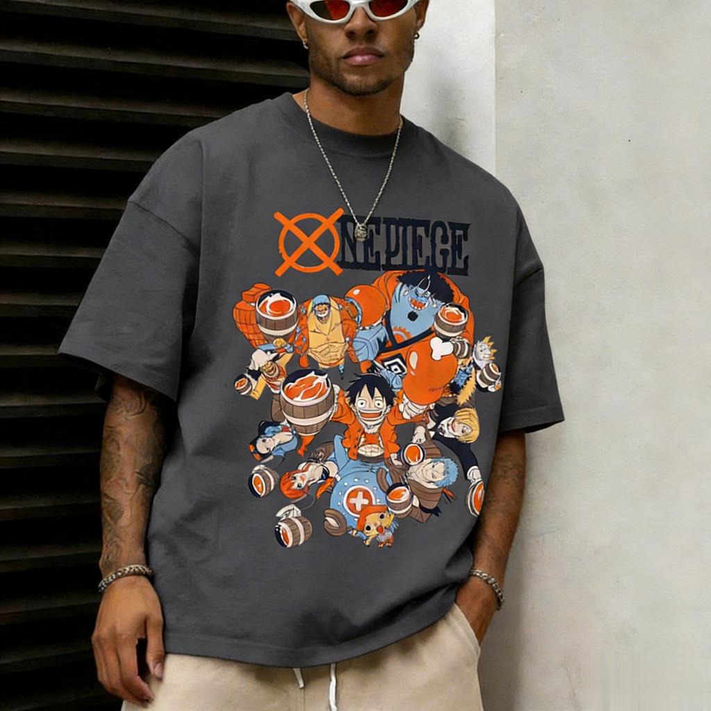 Graphic T Shirt Men Women 2026 Summer Cotton Short Sleeve Tops Casual Streetwear Crew Neck Cartoon Print Tee Y2k