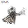 FCABA 5PCS 8mm 140~160mm 316 Stainless Steel Single Head Dual Heating Tube Cartridge Heater Cylindrical 450W/470W/500W/520W