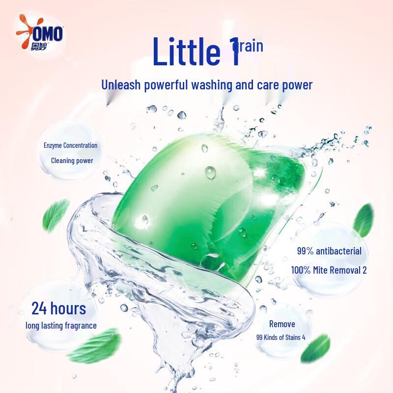 OMO White Tea Antibacterial Laundry Pods