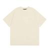 FOG ESSENTIALS Buchstabendruck Amerikanisches Kurzarmhemd 2418 Beige