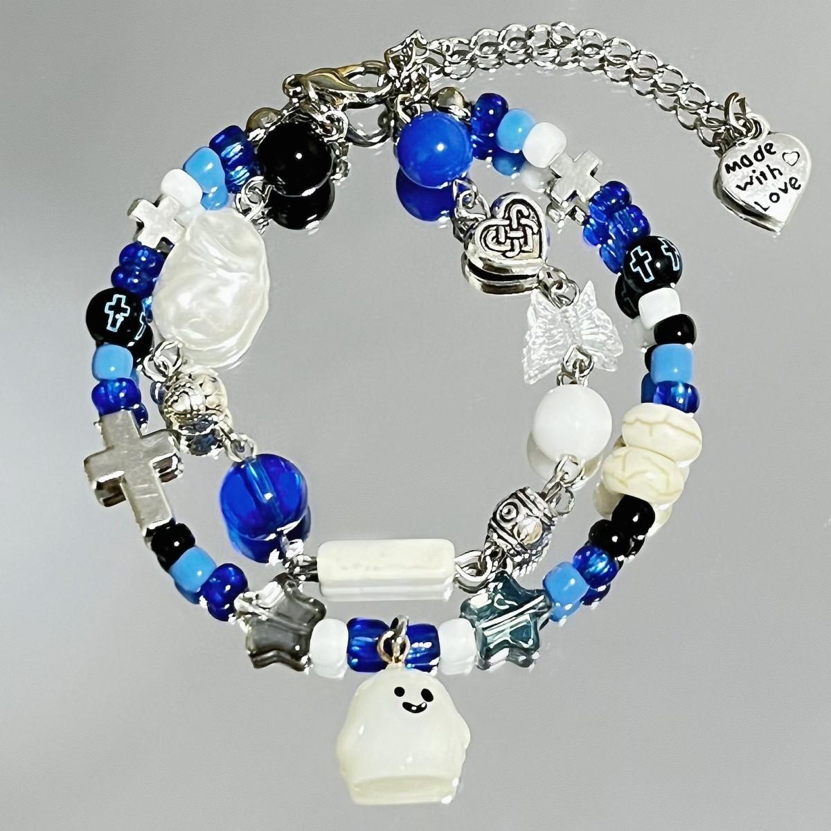 

Хэллоуин Ограниченная Серия Приходит Подвеска Тыква Привидение Браслет из Бусин Многослойный Высокая Красота Ретро Цвет Ghost Baby