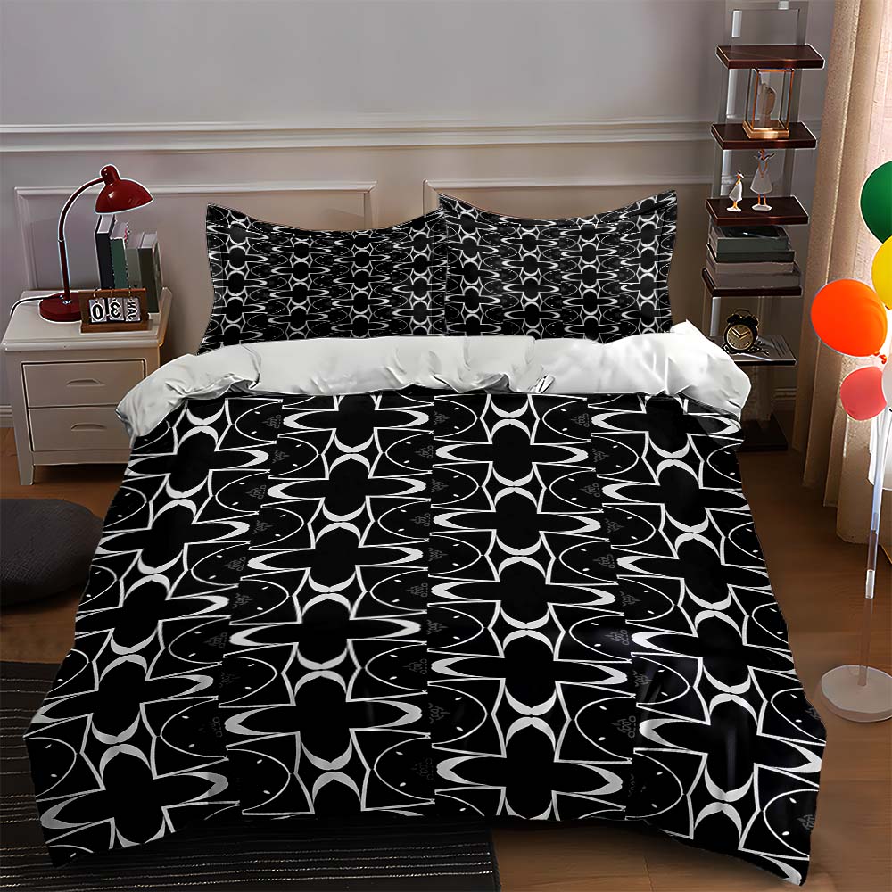 

Abstract, geometric, symmetrical. Bedding Duvet cover sets Duvet covers Pillowcases gifts (1 * Duvet Cover 2 * Pillowcases, without duvet insert) 135x200cm