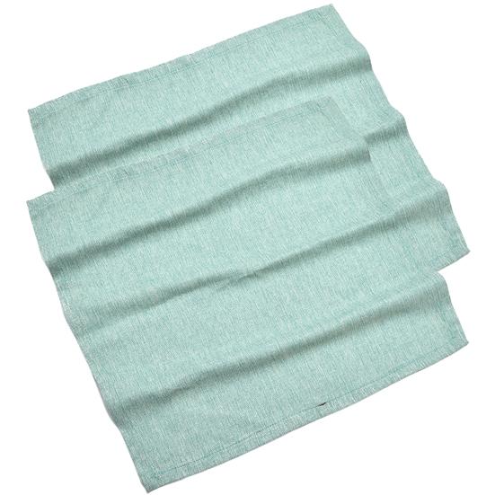 2Pcs Table Napkin Soft Touching Non-shrink Foldable Modern Delicate Texture Dinner Napkin for Dining