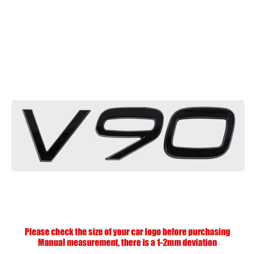 3D ABS Samolepka s emblémem zadních písmen pro auto Volvo V50 V60 V90 Dekorativní doplňky pro auto