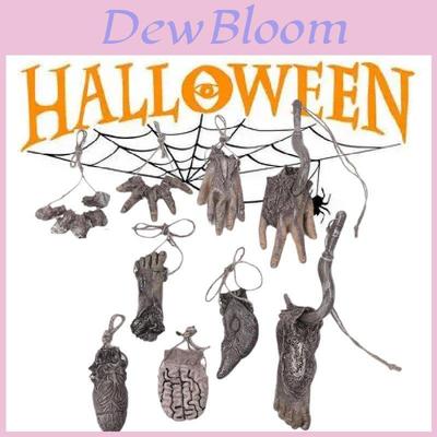 Spooky And Realistic Halloween Scene Decoration Props With Gory Body Parts For Parties