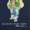 Polo Ralph Lauren Hoodie Kids Letter Animal Print Hooded Pullover Long Sleeve Kids Hoodies Navy-Blue 323960441-001