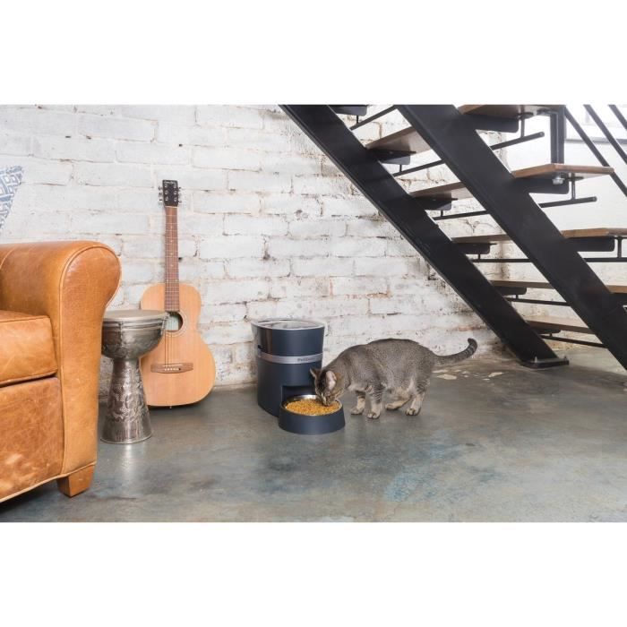 Petsafe Distributeur de Croquettes Automatique Connecté Smart Feed pour Chien/Chat, avec minuterie, bol en acier inoxydable, 5,7