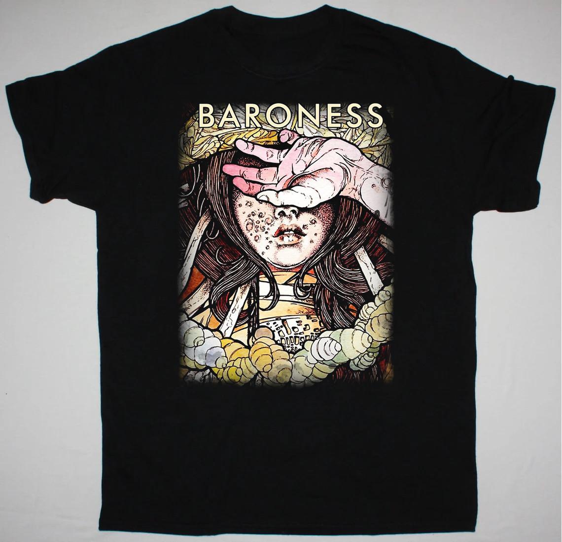 Baroness Band Gift For Fans Black T-Shirt Cotton All Size L