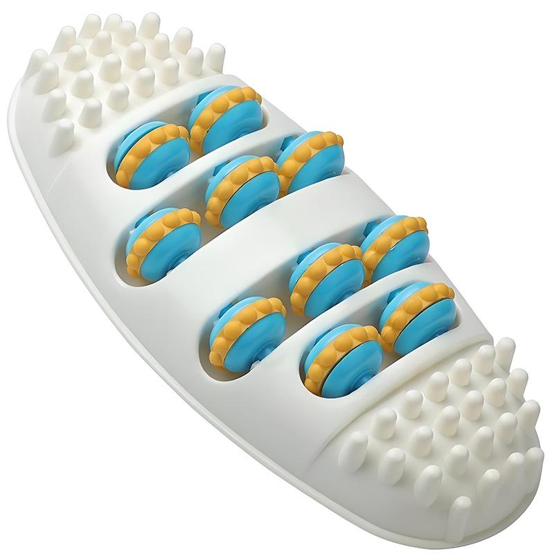Foot Massager Roller Meridians Foot Acupoint Stimulation Pressure Plate Pain Relief Relax Roller Trigger Point Reflexology Tool